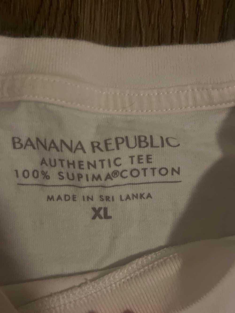 Banana Republic white and black set of two cotton shirts